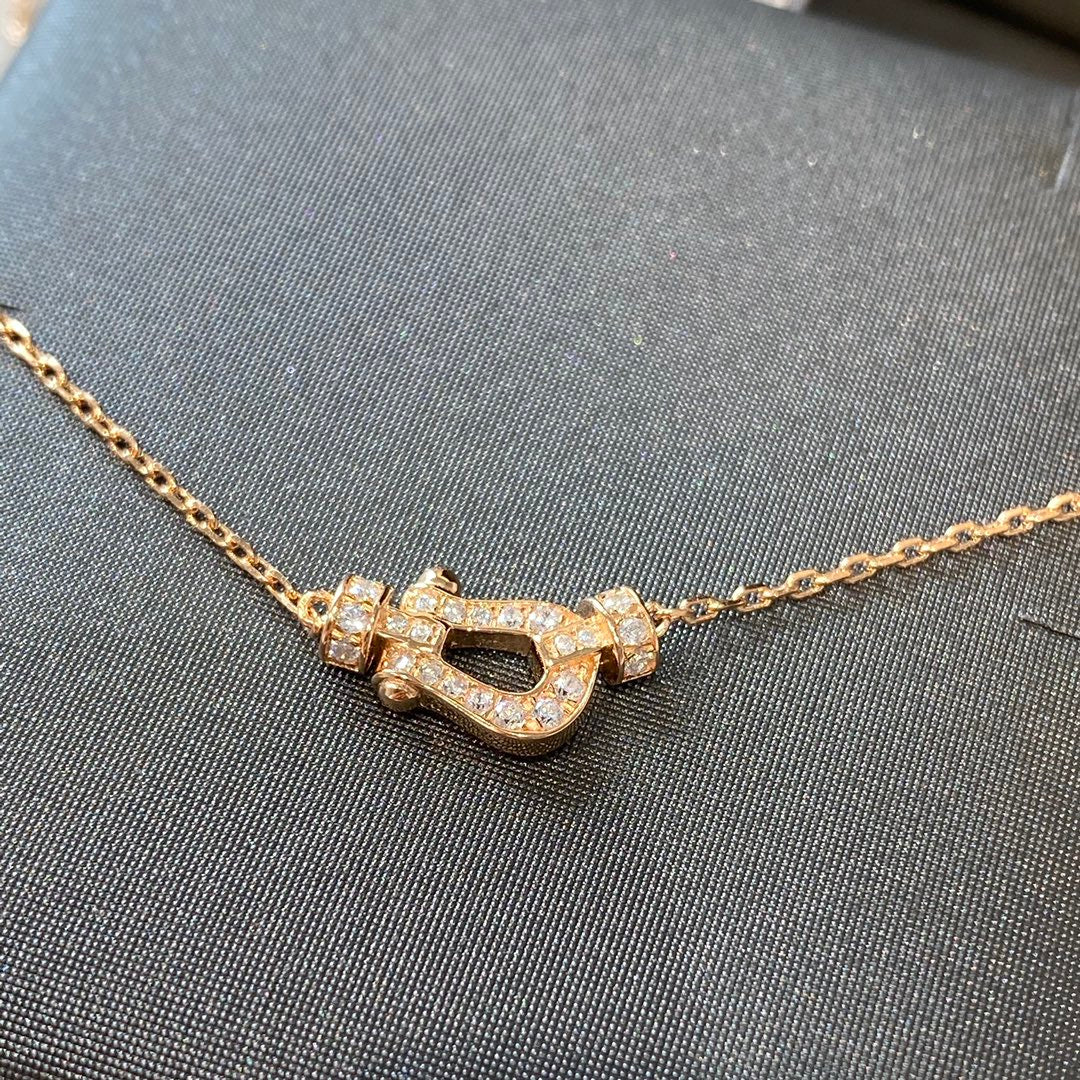 [Regalia jewelry]FORCE 10 DIAMOND PINK GOLD NECKLACE MINI MODEL