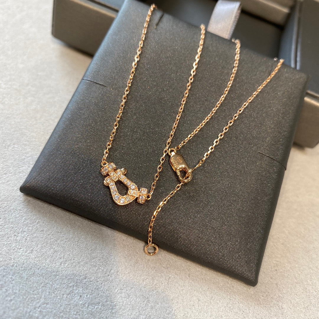 [Regalia jewelry]FORCE 10 DIAMOND PINK GOLD NECKLACE MINI MODEL