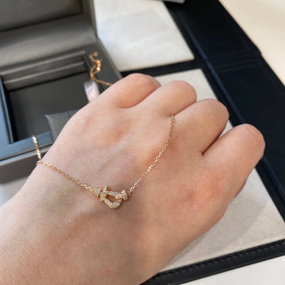 [Regalia jewelry]FORCE 10 DIAMOND PINK GOLD NECKLACE MINI MODEL