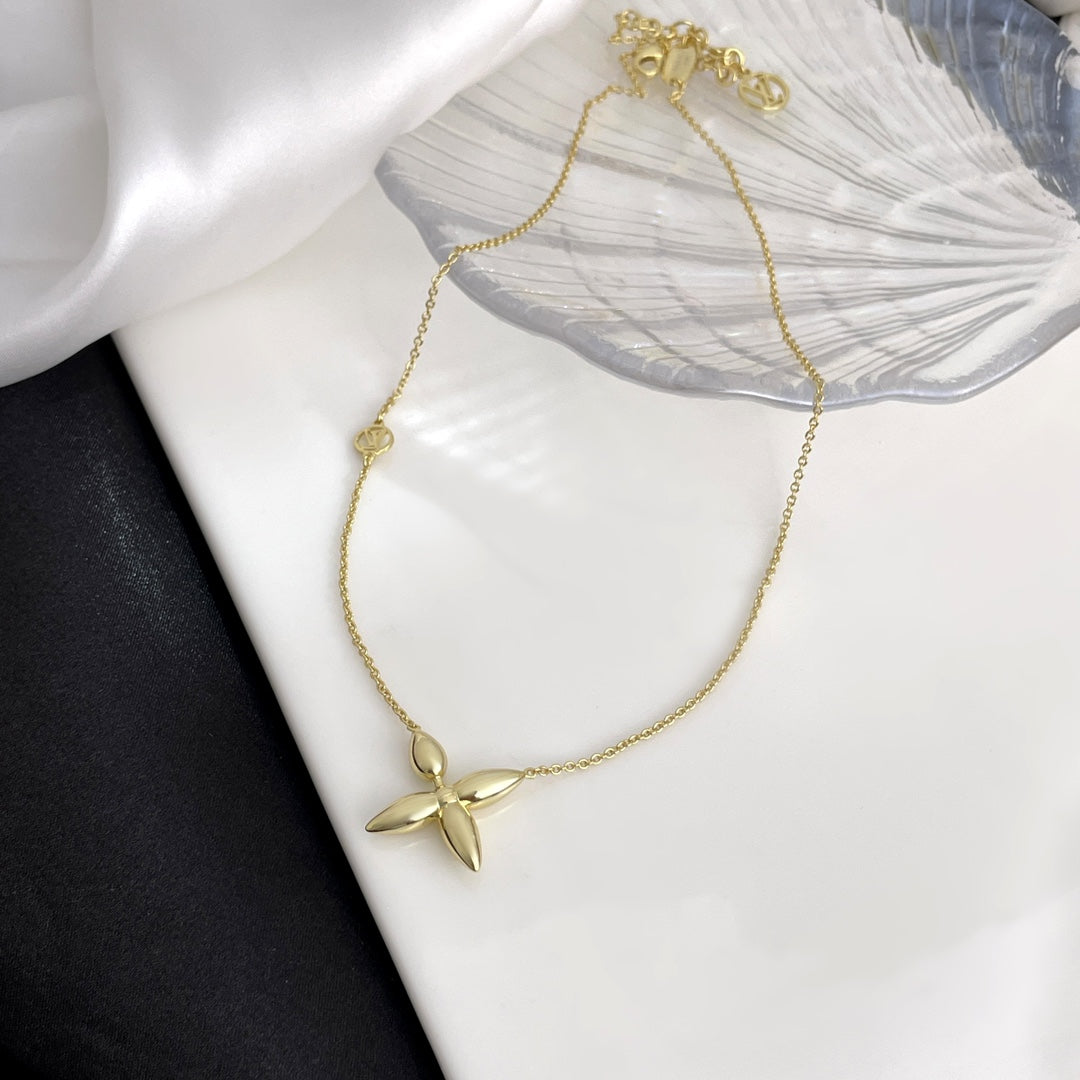 [Regalia jewelry]LOUISETTE GOLD NECKLACE
