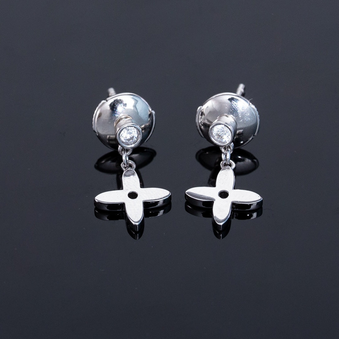 [Joyas Regalia] PENDIENTES MINI DE PLATA CON DIAMANTES VIDYLLE