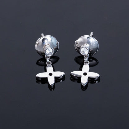 [Joyas Regalia] PENDIENTES MINI DE PLATA CON DIAMANTES VIDYLLE