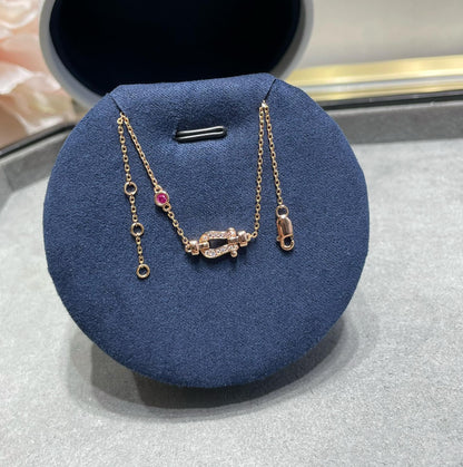 [Joyas Regalia] PULSERA DE ORO ROSA CON ESLABONES DE CADENA DE DIAMANTES FORCE 10