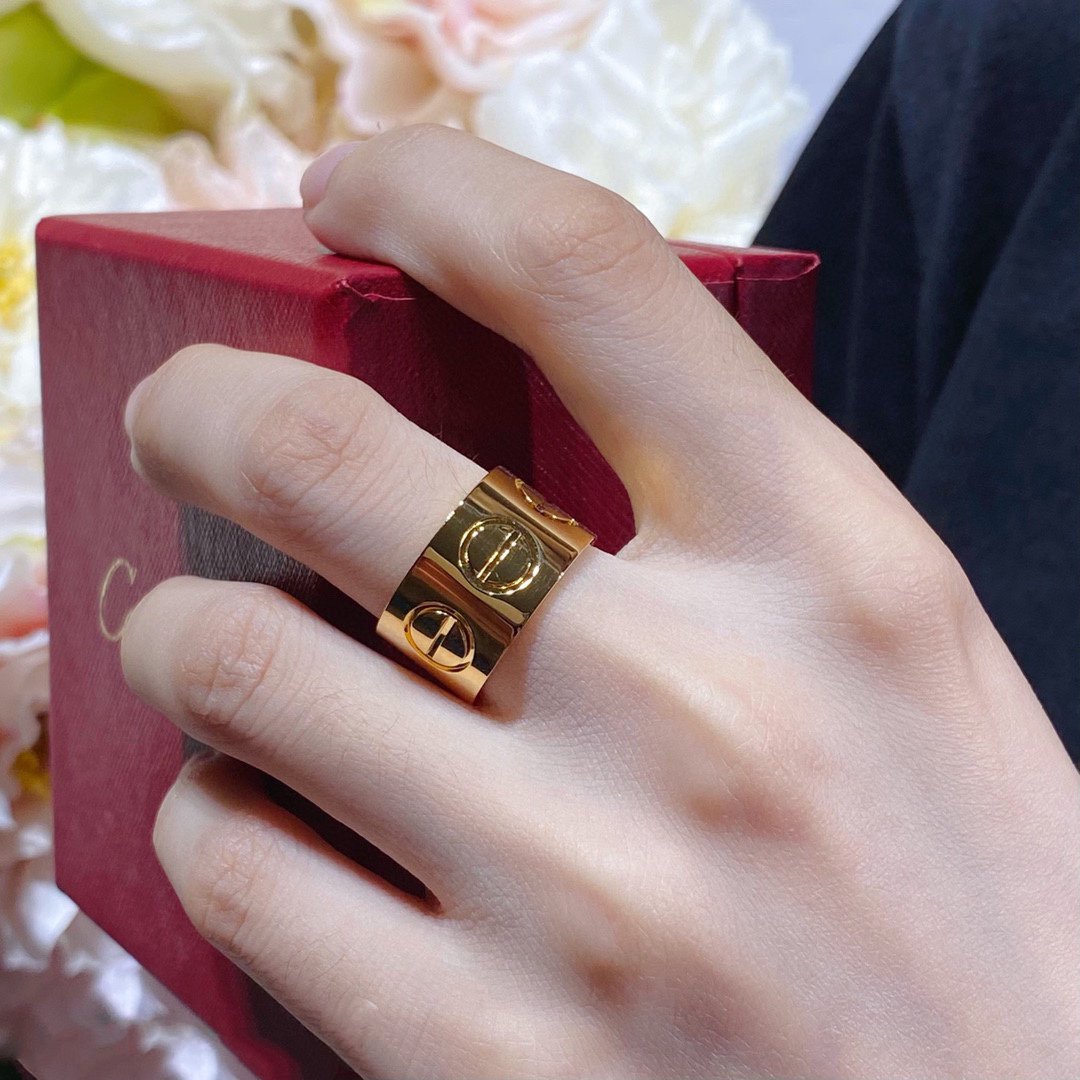 [Regalia jewelry]LOVE 11MM LARGE RING