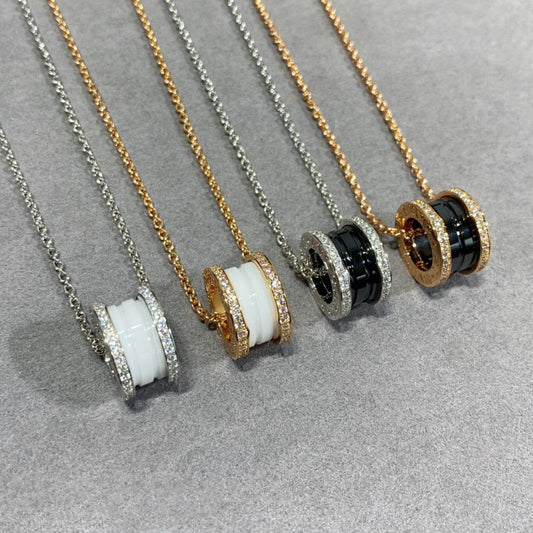 [Regalia jewelry]ZERO 1 DIAMOND CERAMIC NECKLACE