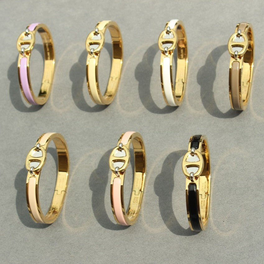 [Regalia jewelry]CLIC CHAINE GOLD BRACELET