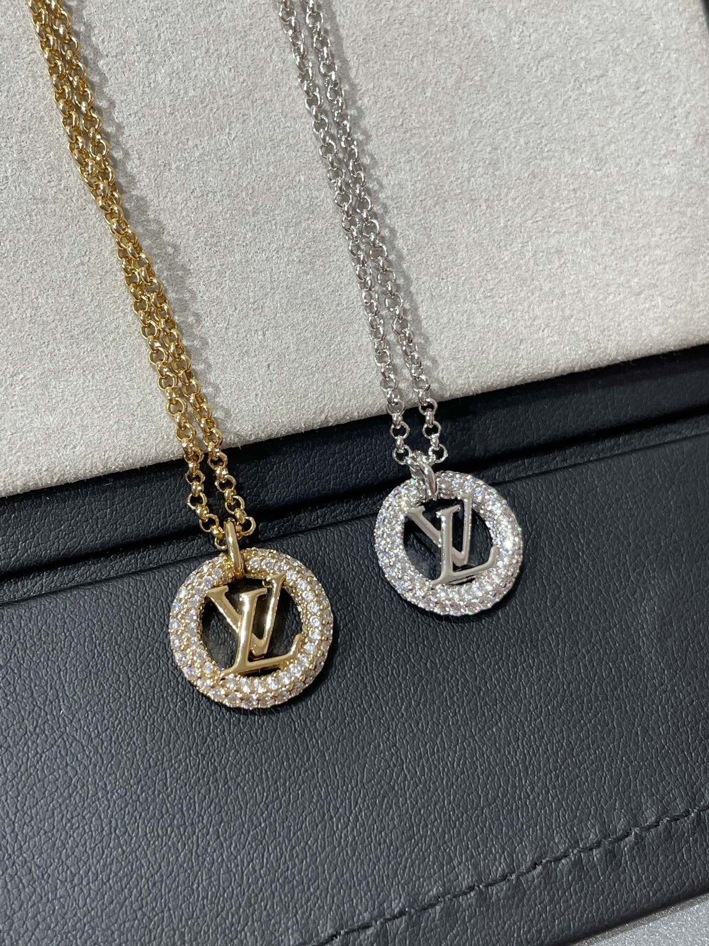 [Regalia jewelry]BY NIGHT DIAMOND PAVED NECKLACE