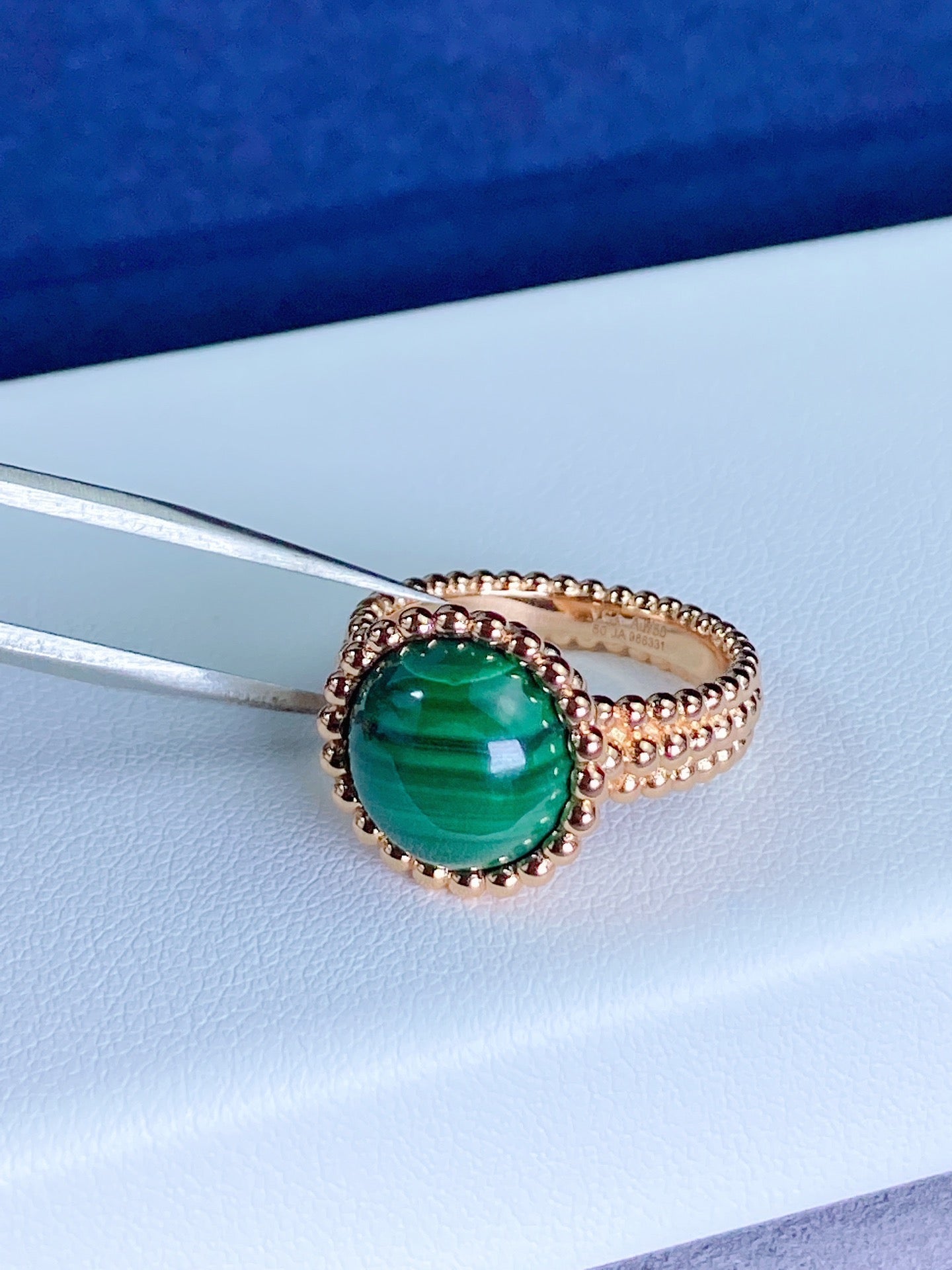 [Joyas Regalia] ANILLO DE ORO ROSA PERLEE COULEURS 