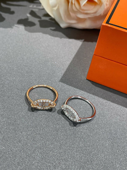 [Joyas Regalia] ANILLO DE DIAMANTES PEQUEÑOS DE RONDA