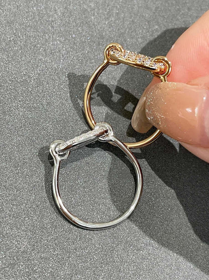 [Joyas Regalia] ANILLO DE DIAMANTES PEQUEÑOS DE RONDA