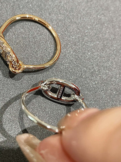 [Joyas Regalia] ANILLO DE DIAMANTES PEQUEÑOS DE RONDA