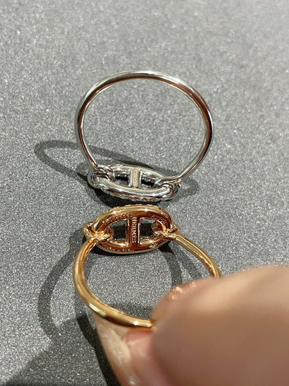 [Joyas Regalia] ANILLO DE DIAMANTES PEQUEÑOS DE RONDA