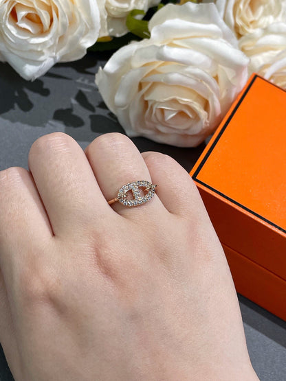 [Joyas Regalia] ANILLO DE DIAMANTES PEQUEÑOS DE RONDA