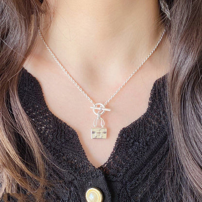 [Joyas Regalia] COLLAR DE PLATA CON PEDANTE CONSTANCE