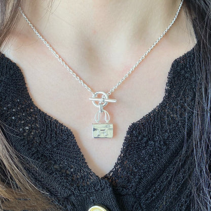 [Joyas Regalia] COLLAR DE PLATA CON PEDANTE CONSTANCE