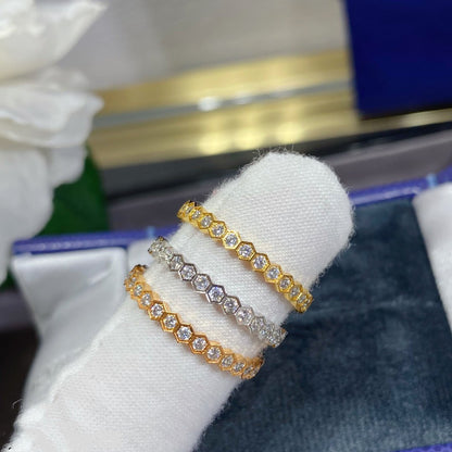 [Regalia jewelry]BEE LOVE DIAMOND PAVED SMALL RING