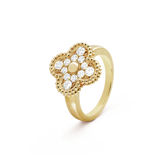 [Bijoux Regalia] BAGUE DIAMANT TRÈFLE
