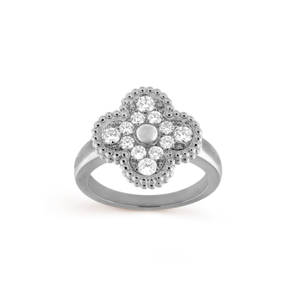 [Bijoux Regalia] BAGUE DIAMANT TRÈFLE