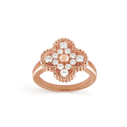 [Bijoux Regalia] BAGUE DIAMANT TRÈFLE