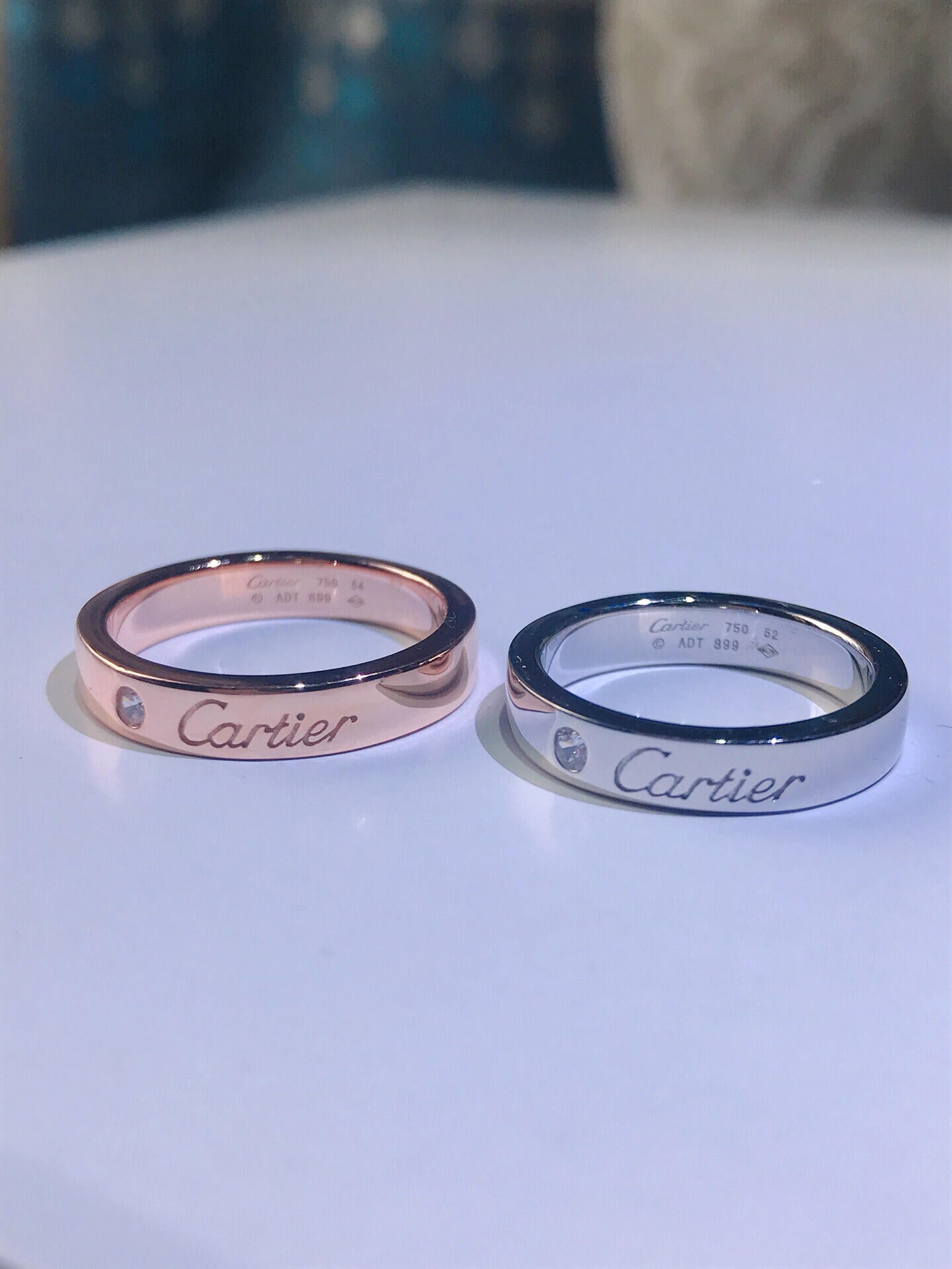 [Regalia jewelry]C PLATINUM 1 DIAMOND RING