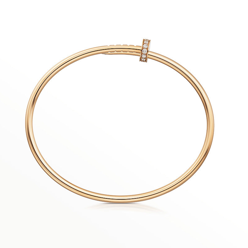 [Joyas Regalia]PULSERA JUSTE DE 2,5 MM CON DIAMANTES