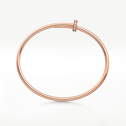 [Joyas Regalia]PULSERA JUSTE DE 2,5 MM CON DIAMANTES