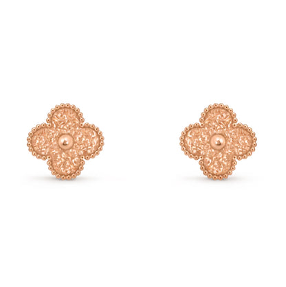 [Regalia jewelry]CLOVER MEDIUM 1 MOTIFS LAVA EARRINGS