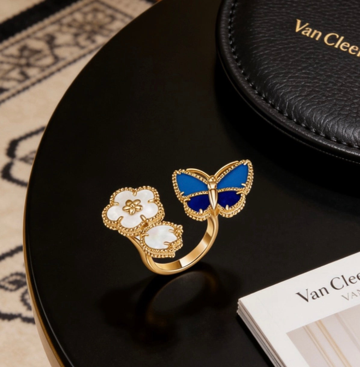 [Joyas Regalia] ANILLO DE ORO ROSA CON MOTIVO DE LA SUERTE 3