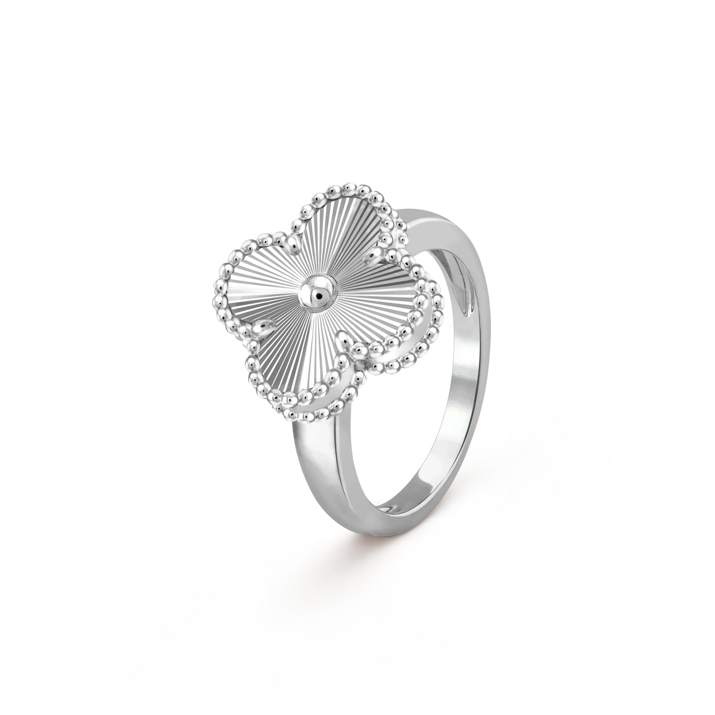 [Regalia jewelry]CLOVER SILVER RING