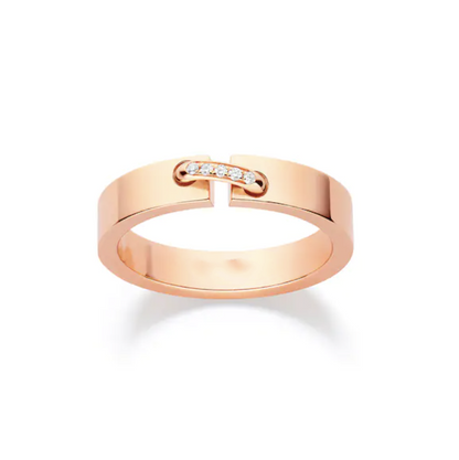 [Regalia jewelry]ALLIANCE LIENS VIDENCE DIAMOND 4MM RING