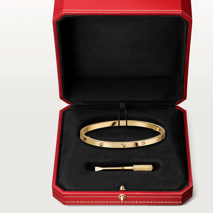 [Joyas Regalia] PULSERA LOVE 3,65 MM 10 DIAMANTES