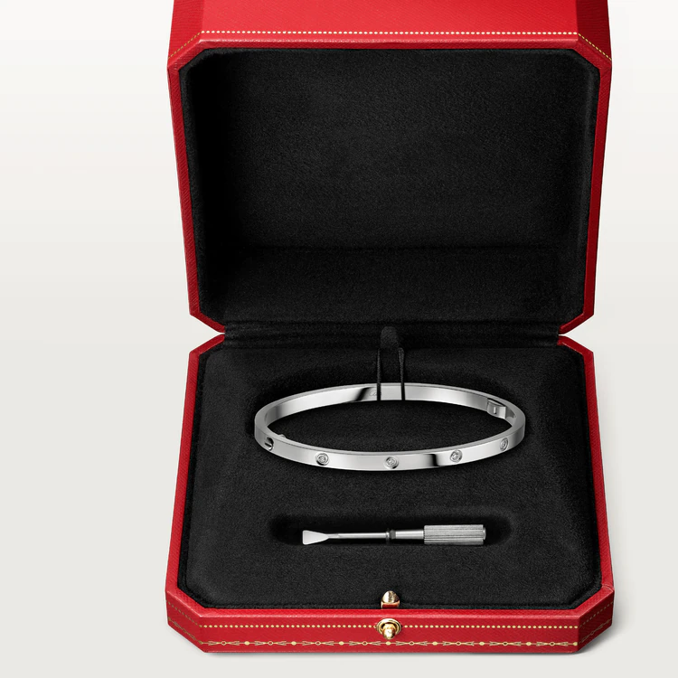 [Joyas Regalia] PULSERA LOVE 3,65 MM 10 DIAMANTES