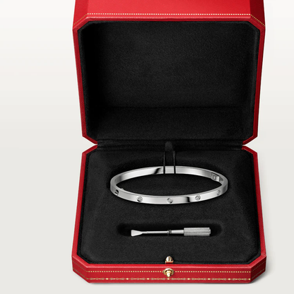 [Joyas Regalia] PULSERA LOVE 3,65 MM 10 DIAMANTES