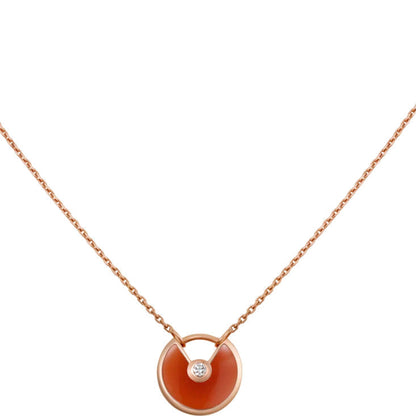 [Joyas Regalia] COLLAR DE ÓNIX Y CORNALINA DORADA AMULETTE
