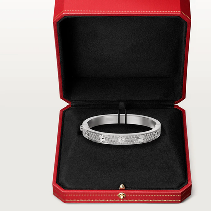 [Regalia jewelry]LOVE BRACELET 6.1MM DIAMOND-PAVED