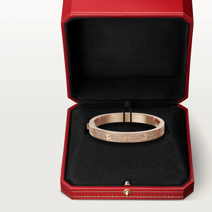 [Regalia jewelry]LOVE BRACELET 6.1MM DIAMOND-PAVED