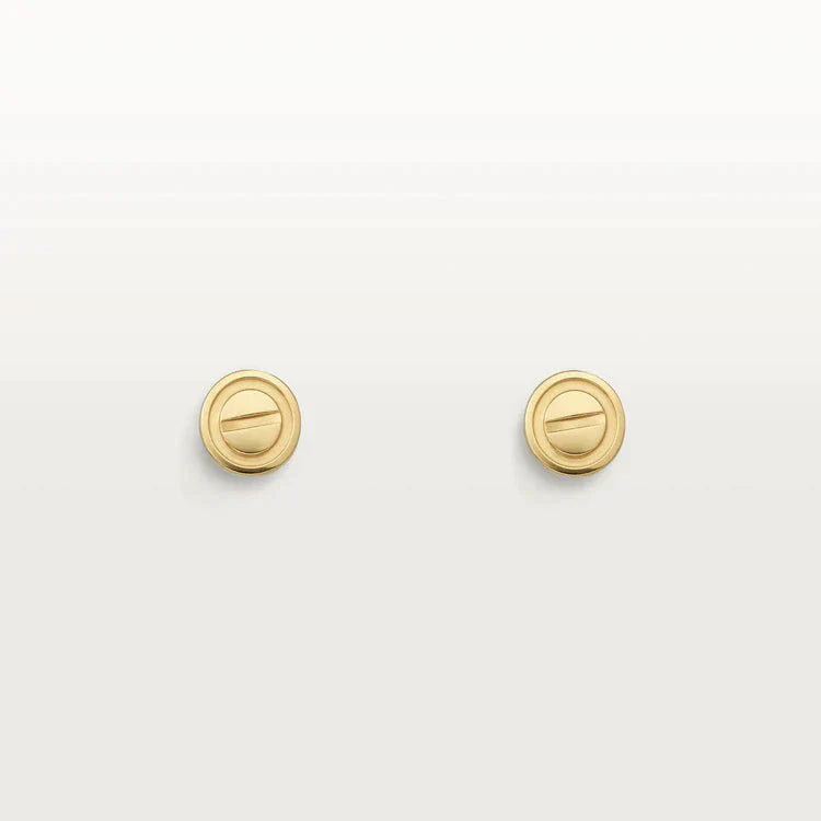 [Bijoux Regalia] BOUCLES D'OREILLES LOVE OR 10MM