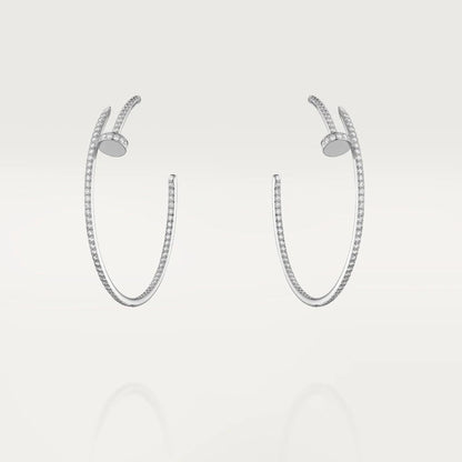 [Joyas Regalia] PENDIENTES JUSTE CON DIAMANTES DE 1,8 MM