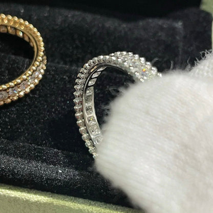 [Joyas Regalia] ANILLO DE ORO ROSA CON DIAMANTES PERLEE