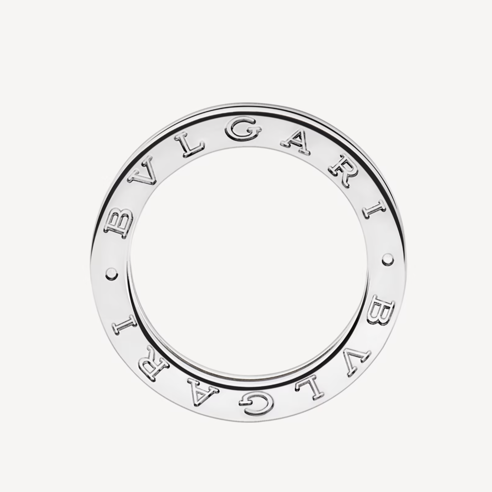 [Regalia jewelry]ZERO 1 ONE-BAND PAVED DIAMONDS ON THE SPIRAL RING