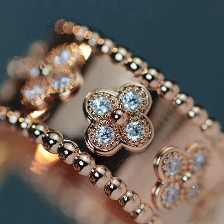 [Bijoux Regalia] BAGUE KALÉIDOSCOPE TRÈFLE 10 MM