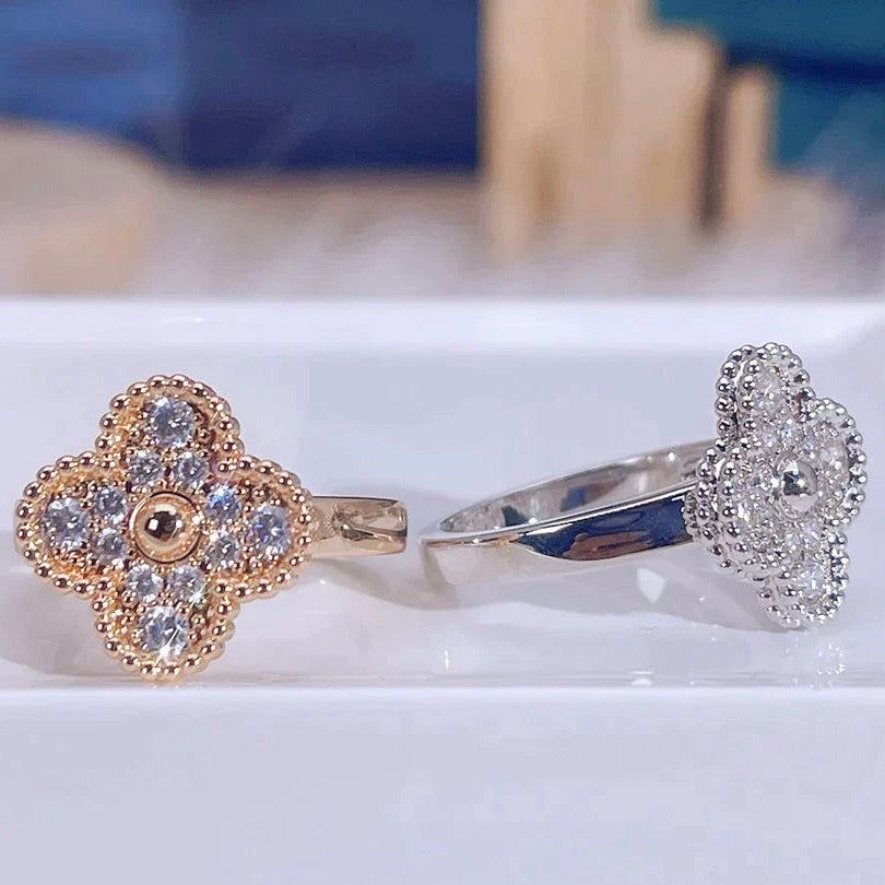 [Bijoux Regalia] BAGUE DIAMANT TRÈFLE