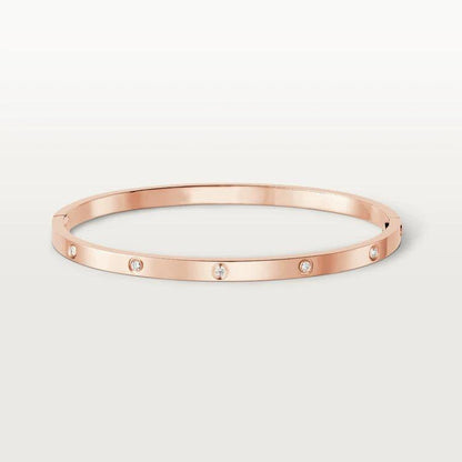 [Joyas Regalia] PULSERA LOVE 3,65 MM 10 DIAMANTES