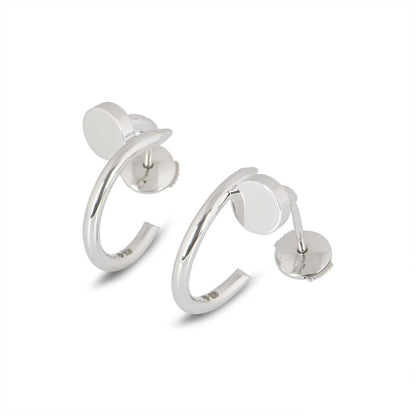 [Joyas Regalia]PENDIENTES JUSTE PLATA 
