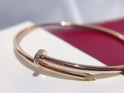 [Joyas Regalia]PULSERA JUSTE DE 2,5 MM CON DIAMANTES