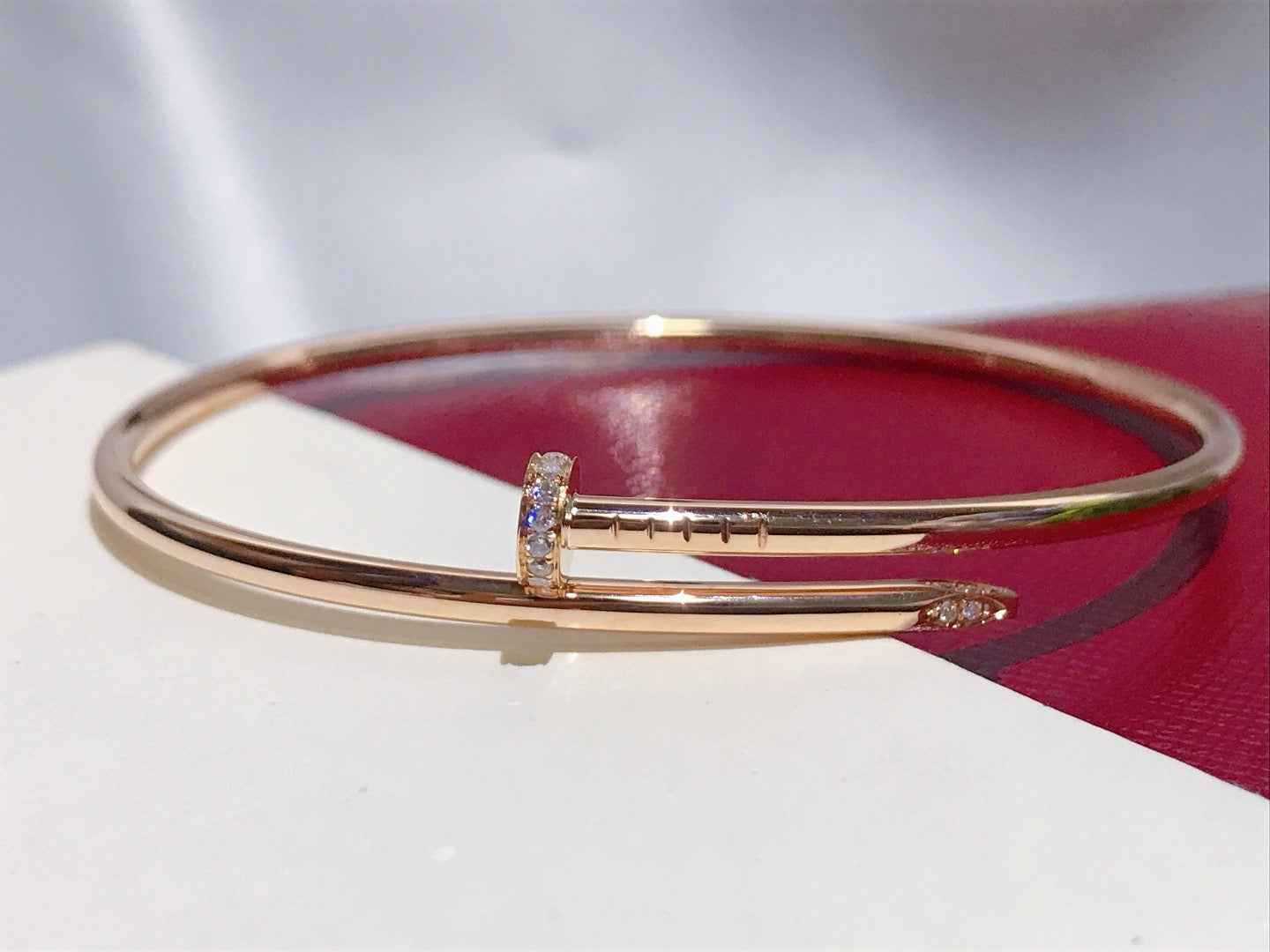 [Joyas Regalia]PULSERA JUSTE DE 2,5 MM CON DIAMANTES