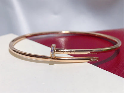 [Joyas Regalia]PULSERA JUSTE DE 2,5 MM CON DIAMANTES