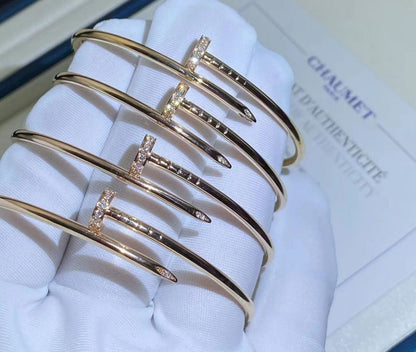 [Joyas Regalia]PULSERA JUSTE DE 2,5 MM CON DIAMANTES