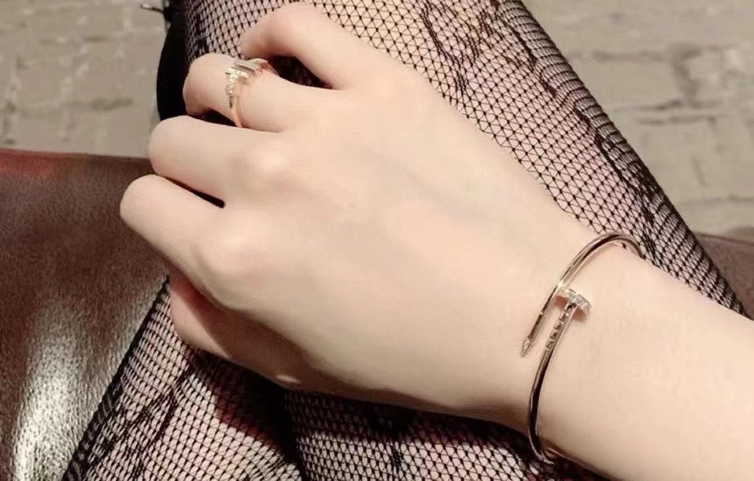 [Joyas Regalia]PULSERA JUSTE DE 2,5 MM CON DIAMANTES