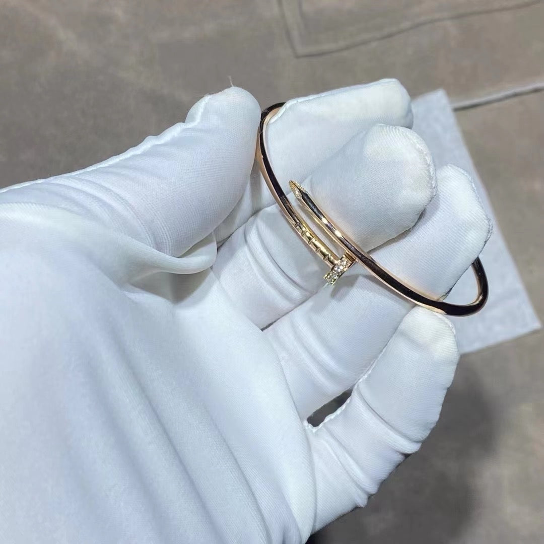 [Joyas Regalia]PULSERA JUSTE DE 2,5 MM CON DIAMANTES